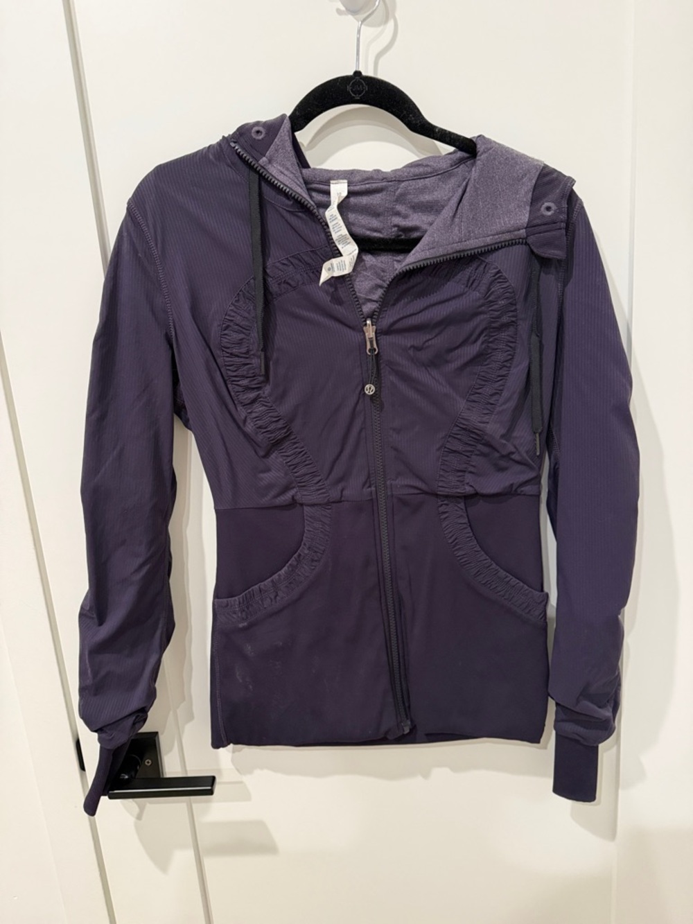 lululemon athletica Deep Purple Hooded Zip Jacket